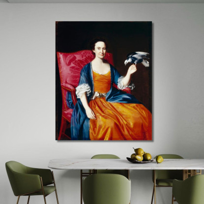 Signora Benjamin Hallowell John Singleton Copley jsg35 quadro stampato su tela