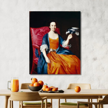 Signora Benjamin Hallowell John Singleton Copley jsg35 quadro stampato su tela