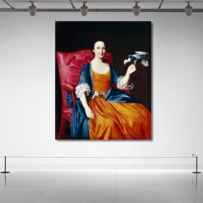 Signora Benjamin Hallowell John Singleton Copley jsg35 quadro stampato su tela