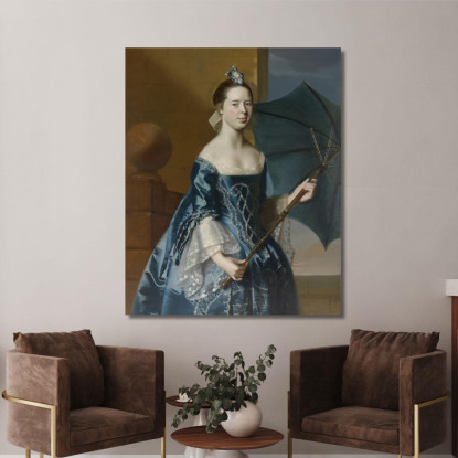 Signora Benjamin Pickman – Mary Toppan John Singleton Copley jsg36 quadro stampato su tela