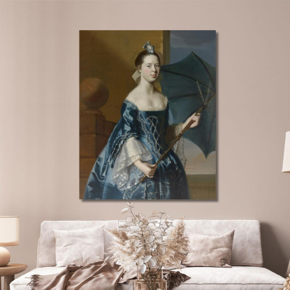 Signora Benjamin Pickman – Mary Toppan John Singleton Copley jsg36 quadro stampato su tela