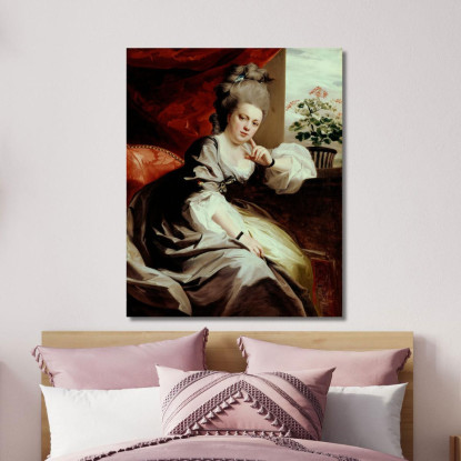 Signora Clark Gayton John Singleton Copley jsg37 quadro stampato su tela