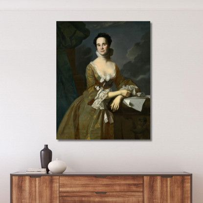 Signora Daniel Hubbard – Mary Greene John Singleton Copley jsg38 quadro stampato su tela