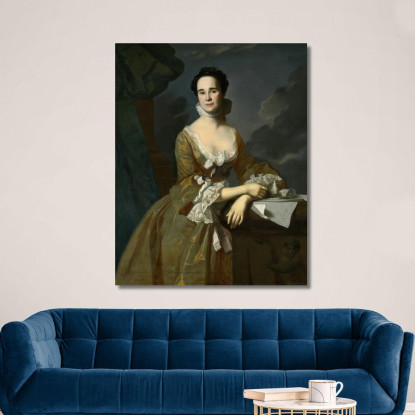 Signora Daniel Hubbard – Mary Greene John Singleton Copley jsg38 quadro stampato su tela
