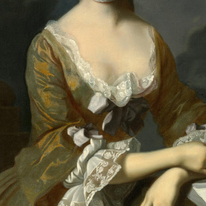 Signora Daniel Hubbard – Mary Greene John Singleton Copley jsg38 quadro stampato su tela