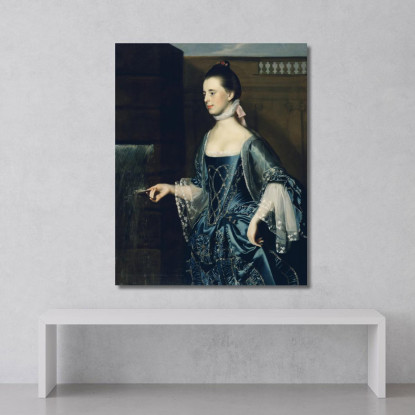 Signora Daniel Sargent – Mary Turner John Singleton Copley jsg39 quadro stampato su tela
