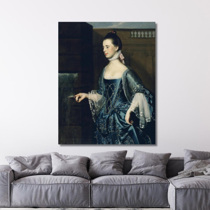 Signora Daniel Sargent – Mary Turner John Singleton Copley jsg39 quadro stampato su tela