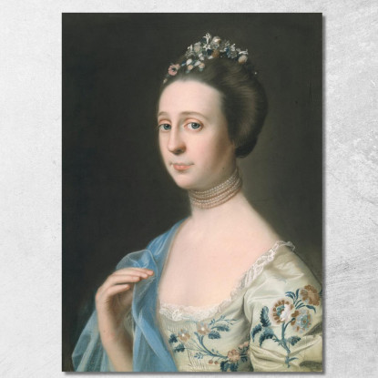 Signora Henry Hill – Anna Barrett John Singleton Copley jsg42 quadro stampato su tela