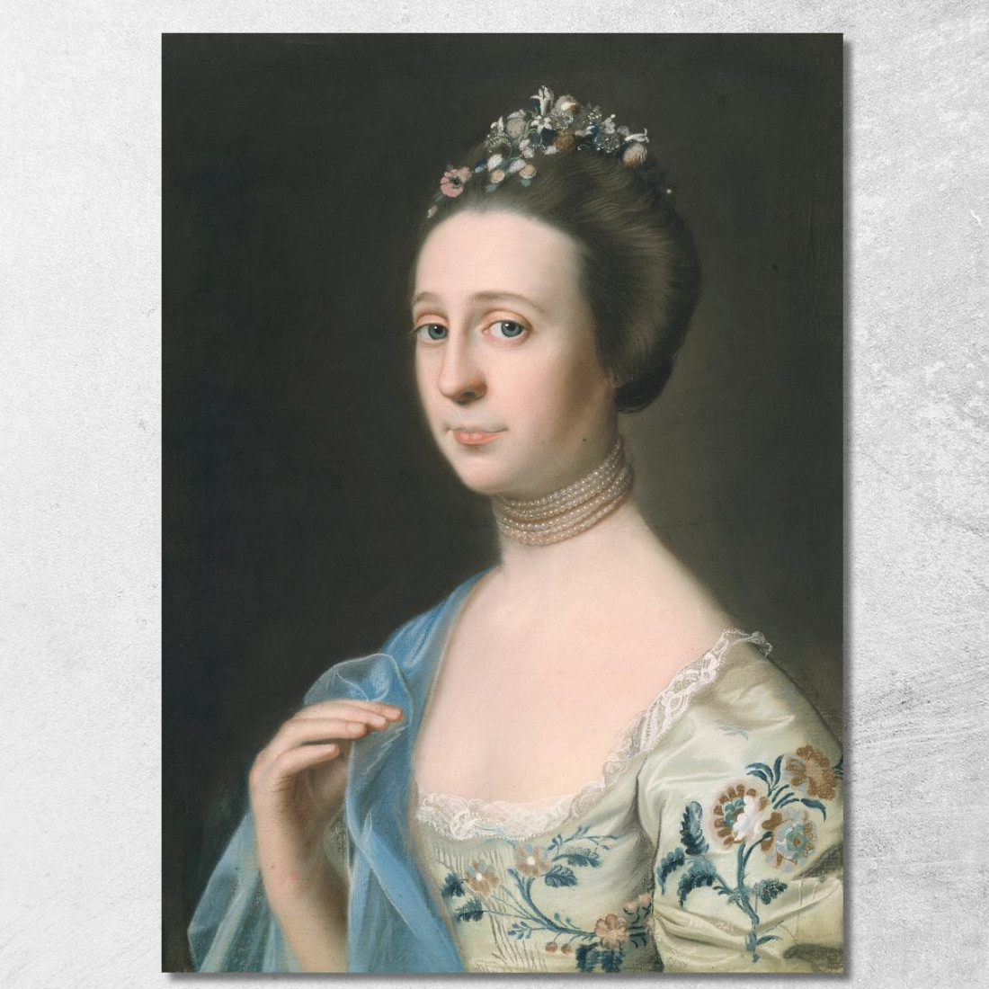 Signora Henry Hill – Anna Barrett John Singleton Copley jsg42 quadro stampato su tela