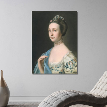 Signora Henry Hill – Anna Barrett John Singleton Copley jsg42 quadro stampato su tela