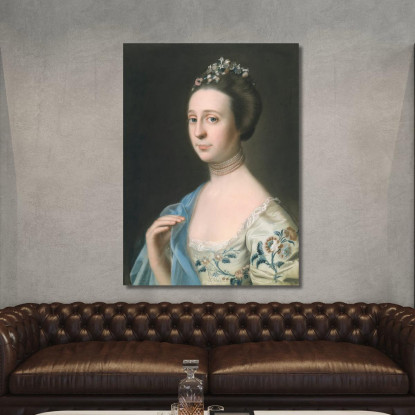 Signora Henry Hill – Anna Barrett John Singleton Copley jsg42 quadro stampato su tela