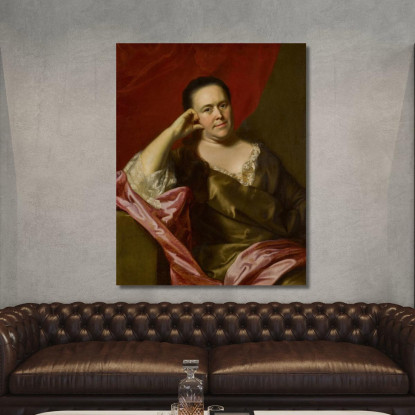 Signora John Scollay – Mercy Greenleaf John Singleton Copley jsg45 quadro stampato su tela