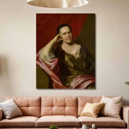 Signora John Scollay – Mercy Greenleaf John Singleton Copley jsg45 quadro stampato su tela