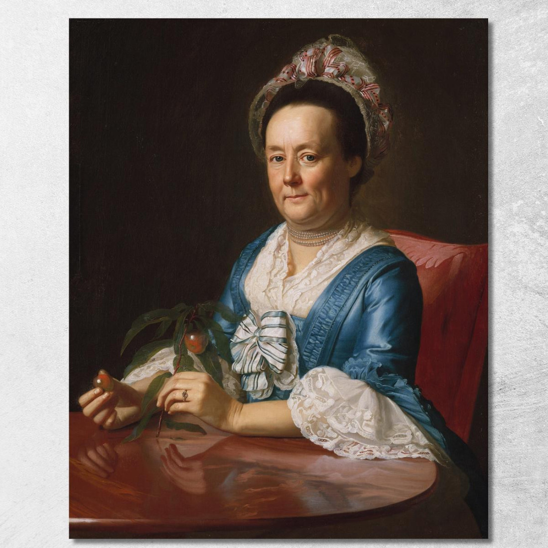 Signora John Winthrop John Singleton Copley jsg46 quadro stampato su tela