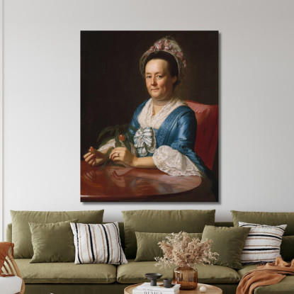 Signora John Winthrop John Singleton Copley jsg46 quadro stampato su tela