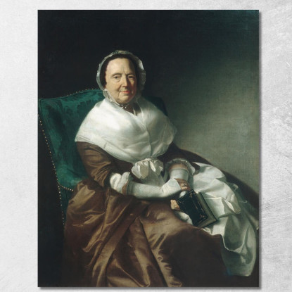 Signora Sylvanus Bourne John Singleton Copley jsg47 quadro stampato su tela