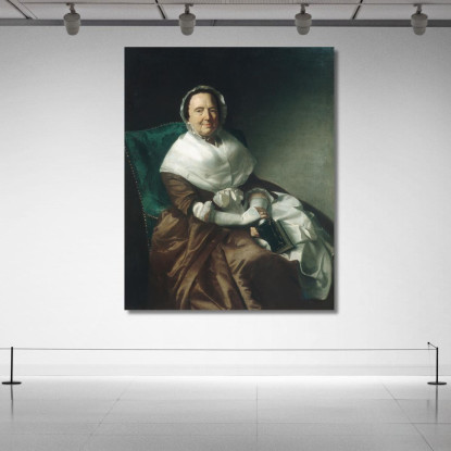 Signora Sylvanus Bourne John Singleton Copley jsg47 quadro stampato su tela