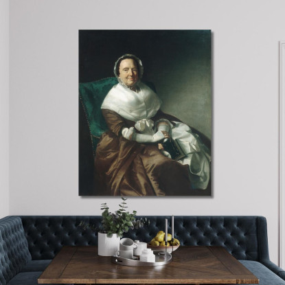 Signora Sylvanus Bourne John Singleton Copley jsg47 quadro stampato su tela