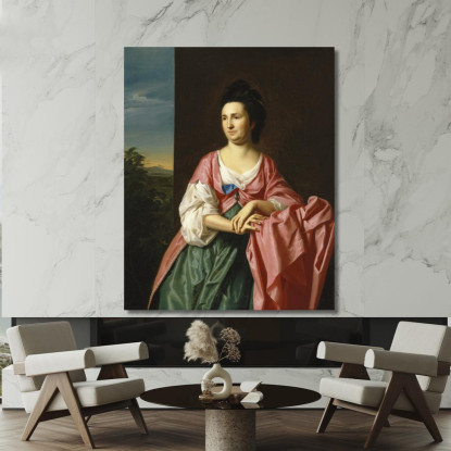 Signora Sylvester Gardiner Nata Abigail Pickman Precedentemente Signora William Eppes John Singleton Copley jsg48 quadro stampa