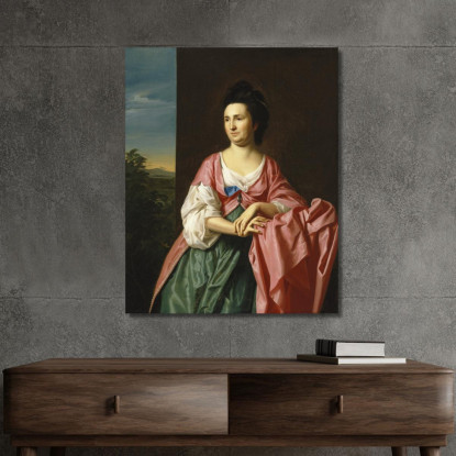 Signora Sylvester Gardiner Nata Abigail Pickman Precedentemente Signora William Eppes John Singleton Copley jsg48 quadro stampa
