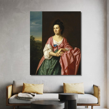 Signora Sylvester Gardiner Nata Abigail Pickman Precedentemente Signora William Eppes John Singleton Copley jsg48 quadro stampa