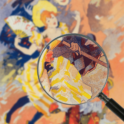 La Pantomima Jules Chéret jch56 quadro stampato su tela