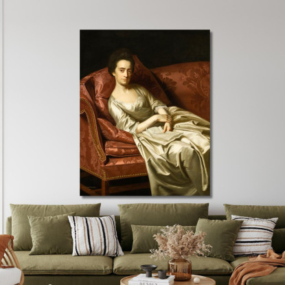 Ritratto Di Una Signora John Singleton Copley jsg50 quadro stampato su tela