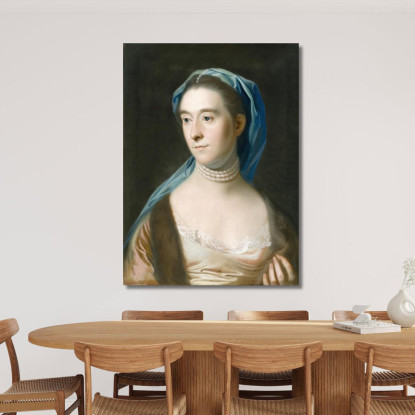 Ritratto Della Signora Joseph Henshaw John Singleton Copley jsg55 quadro stampato su tela