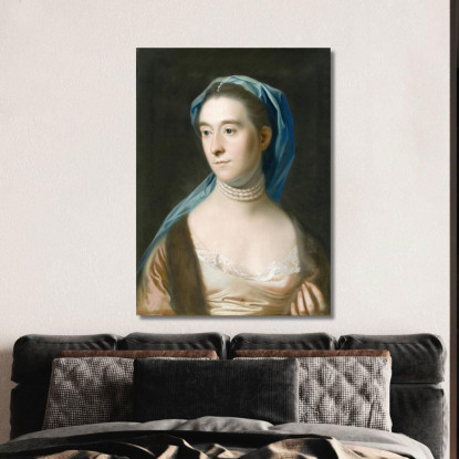Ritratto Della Signora Joseph Henshaw John Singleton Copley jsg55 quadro stampato su tela