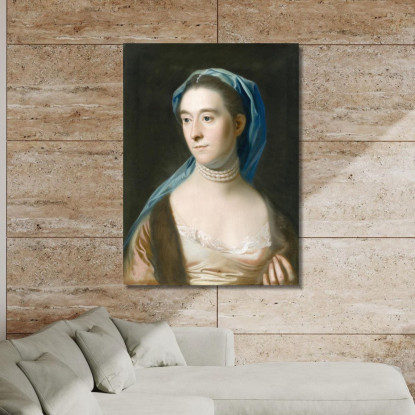 Ritratto Della Signora Joseph Henshaw John Singleton Copley jsg55 quadro stampato su tela