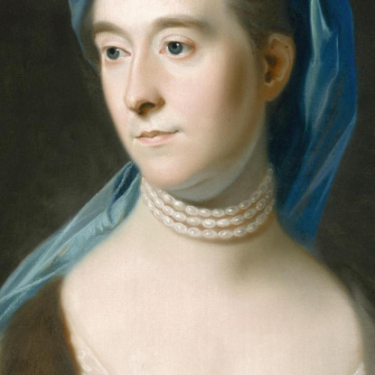 Ritratto Della Signora Joseph Henshaw John Singleton Copley jsg55 quadro stampato su tela