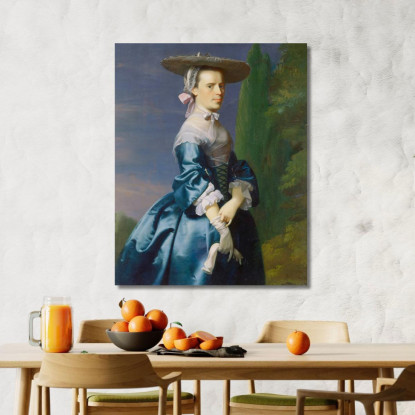 Ritratto Di Sarah Allen Nata Sargent John Singleton Copley jsg57 quadro stampato su tela