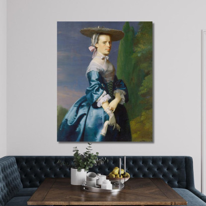 Ritratto Di Sarah Allen Nata Sargent John Singleton Copley jsg57 quadro stampato su tela