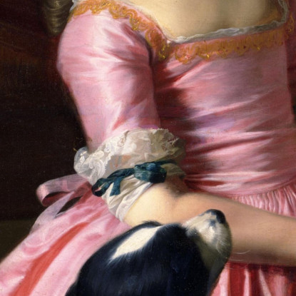 Giovane Donna Con Un Uccello E Un Cane John Singleton Copley jsg68 quadro stampato su tela