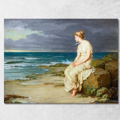 Miranda John William Waterhouse jww25 quadro stampato su tela