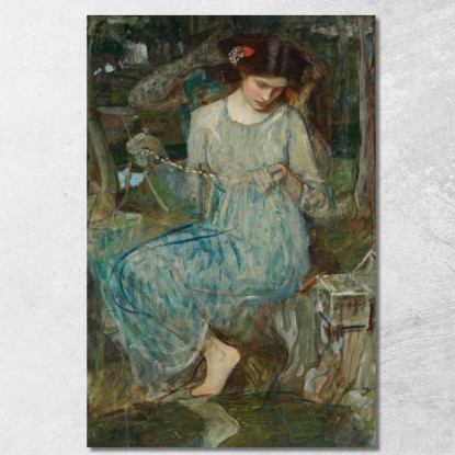 La Collana John William Waterhouse jww35 quadro stampato su tela