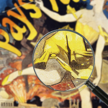 Manifesto Del Paese Delle Fate Jules Chéret jch63 quadro stampato su tela