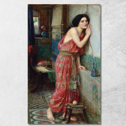 Tisbe John William Waterhouse jww39 quadro stampato su tela