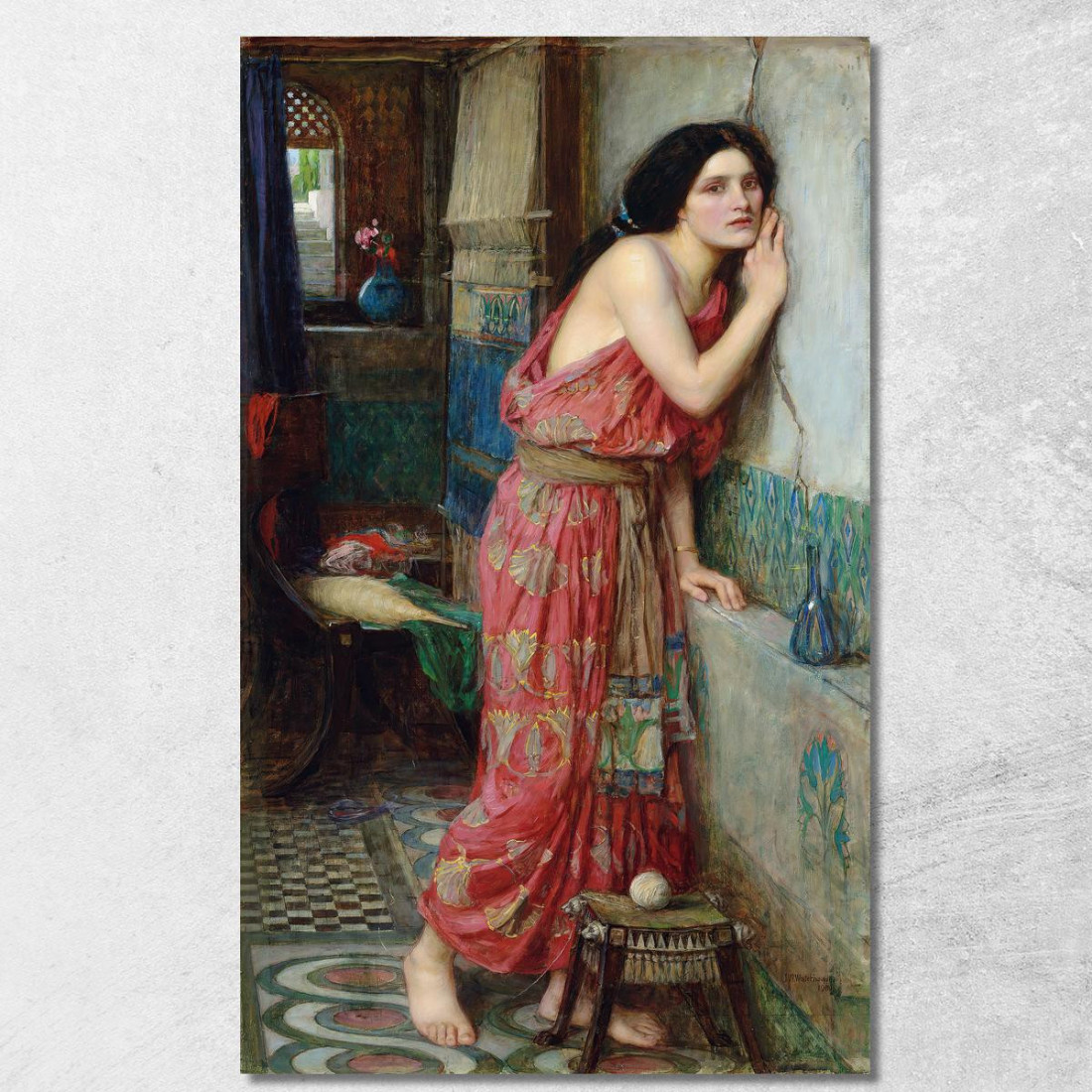 Tisbe John William Waterhouse jww39 quadro stampato su tela