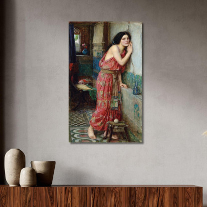Tisbe John William Waterhouse jww39 quadro stampato su tela