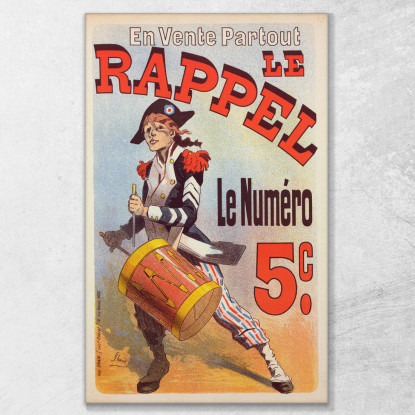 Il Promemoria Jules Chéret jch65 quadro stampato su tela