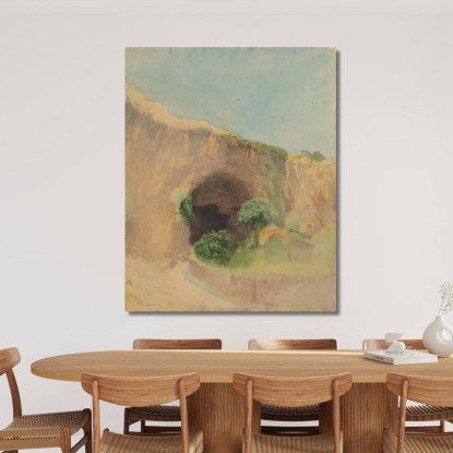 Grotta Ladislav Mednyánszky lmd10 quadro stampato su tela