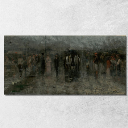 Fiera Cupa I. Emarginati Ladislav Mednyánszky lmd27 quadro stampato su tela