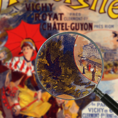 Alvernia Jules Chéret jch73 quadro stampato su tela