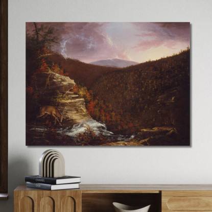 Dalla Cima Delle Cascate Di Kaaterskill Thomas Cole tcl14 quadro stampato su tela