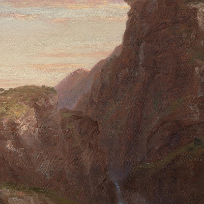 L'Allegro 2 Thomas Cole tcl23 quadro stampato su tela