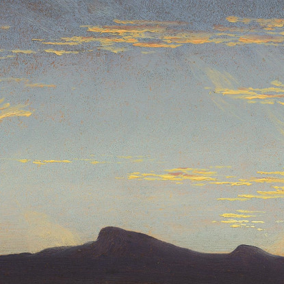 Studio Per "Catskill Creek" Thomas Cole tcl29 quadro stampato su tela