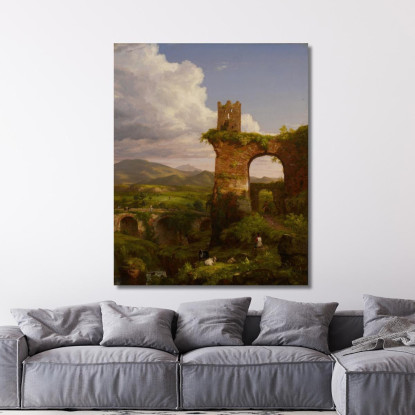 L'Arco Di Nerone Thomas Cole tcl31 quadro stampato su tela