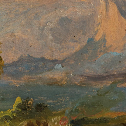 Il Corso Dell'Impero: Lo Stato Selvaggio Thomas Cole tcl33 quadro stampato su tela