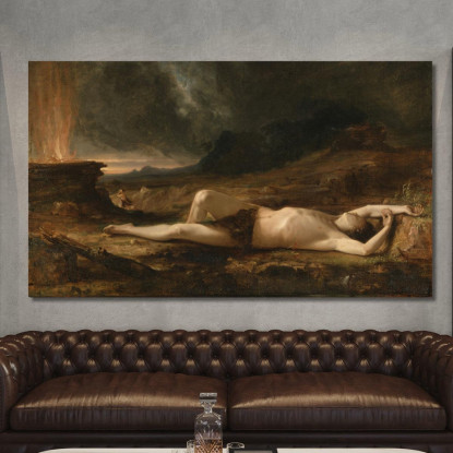 Abele Morto Thomas Cole tcl34 quadro stampato su tela